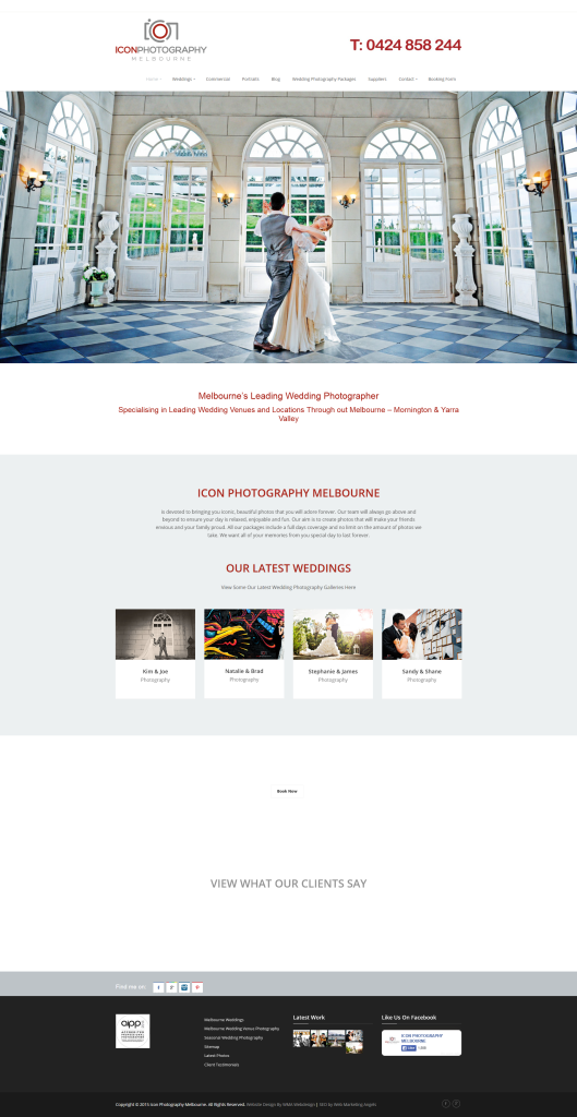 Melbourne Photography Website