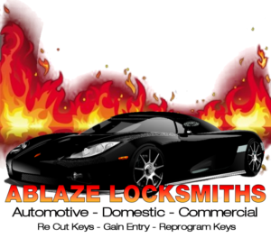 Ablaze Locksmiths Logo