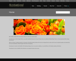 Scentsational Flowers - North Croydon Florist Website Designer