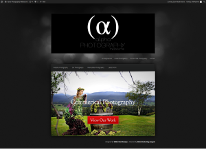 Alpha Photography Melbourne Website Design