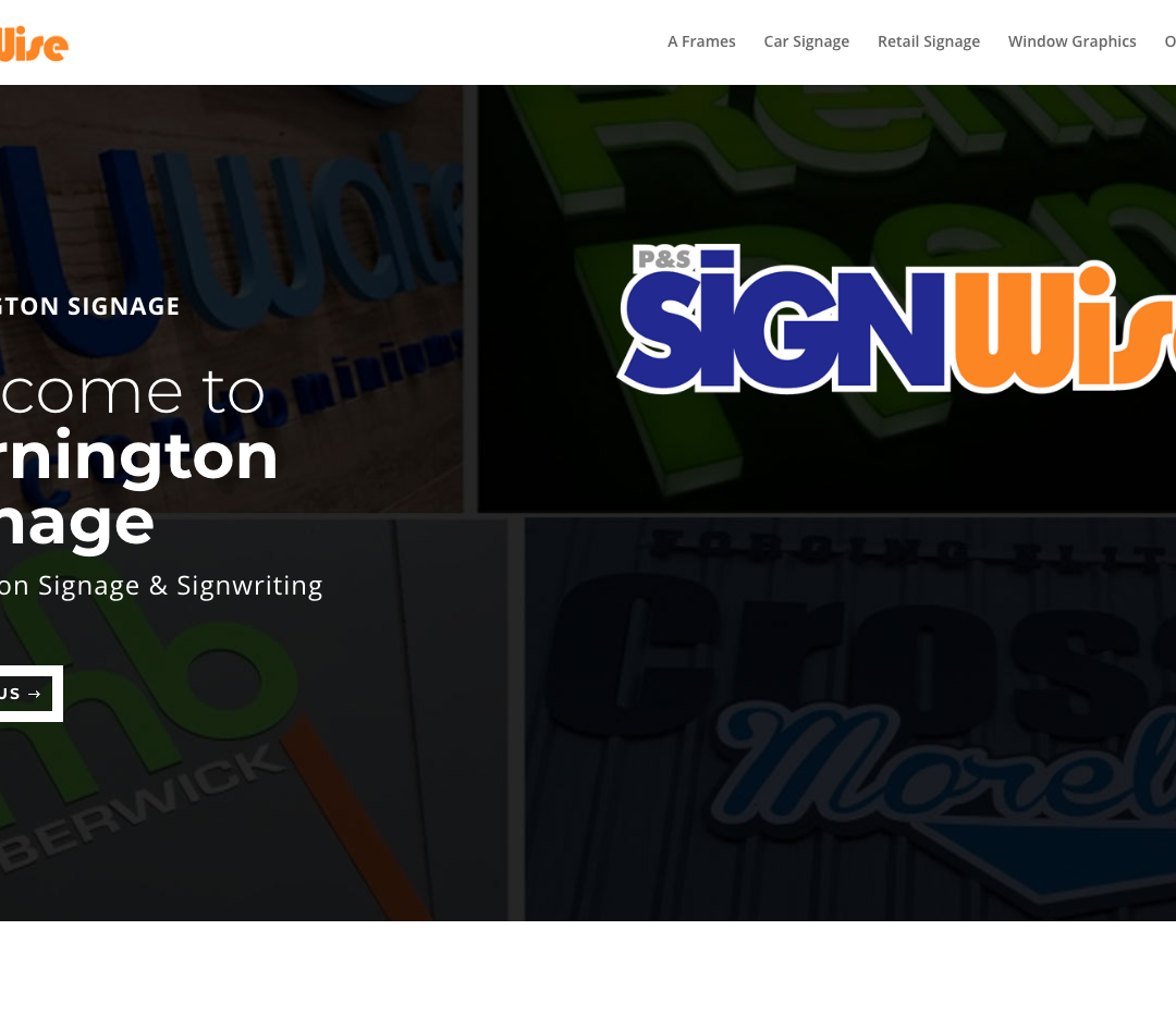 Mornington Signage a Website Designed by Web Marketing Angels