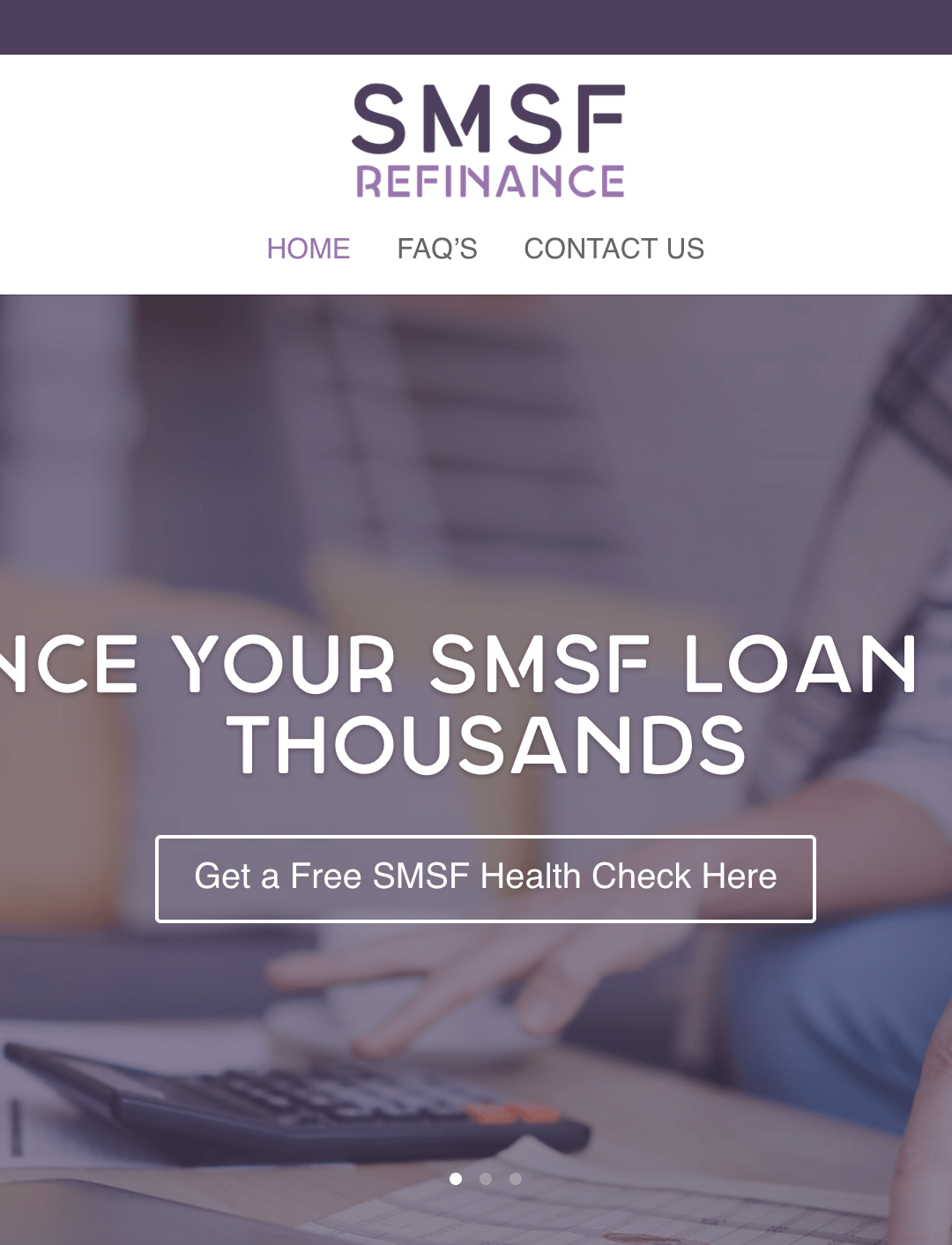 Latest Website – SMSF Refinance