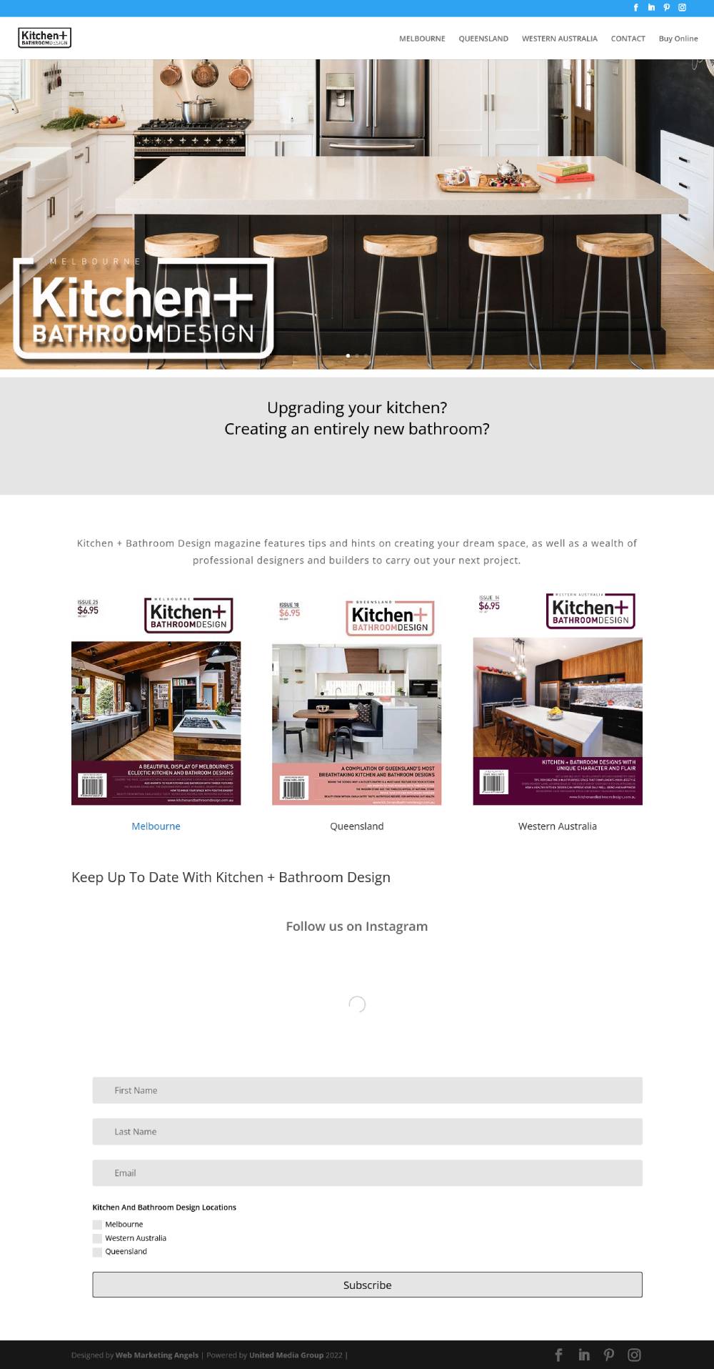 Kitchen and Bathroom Design - Australian Website Design