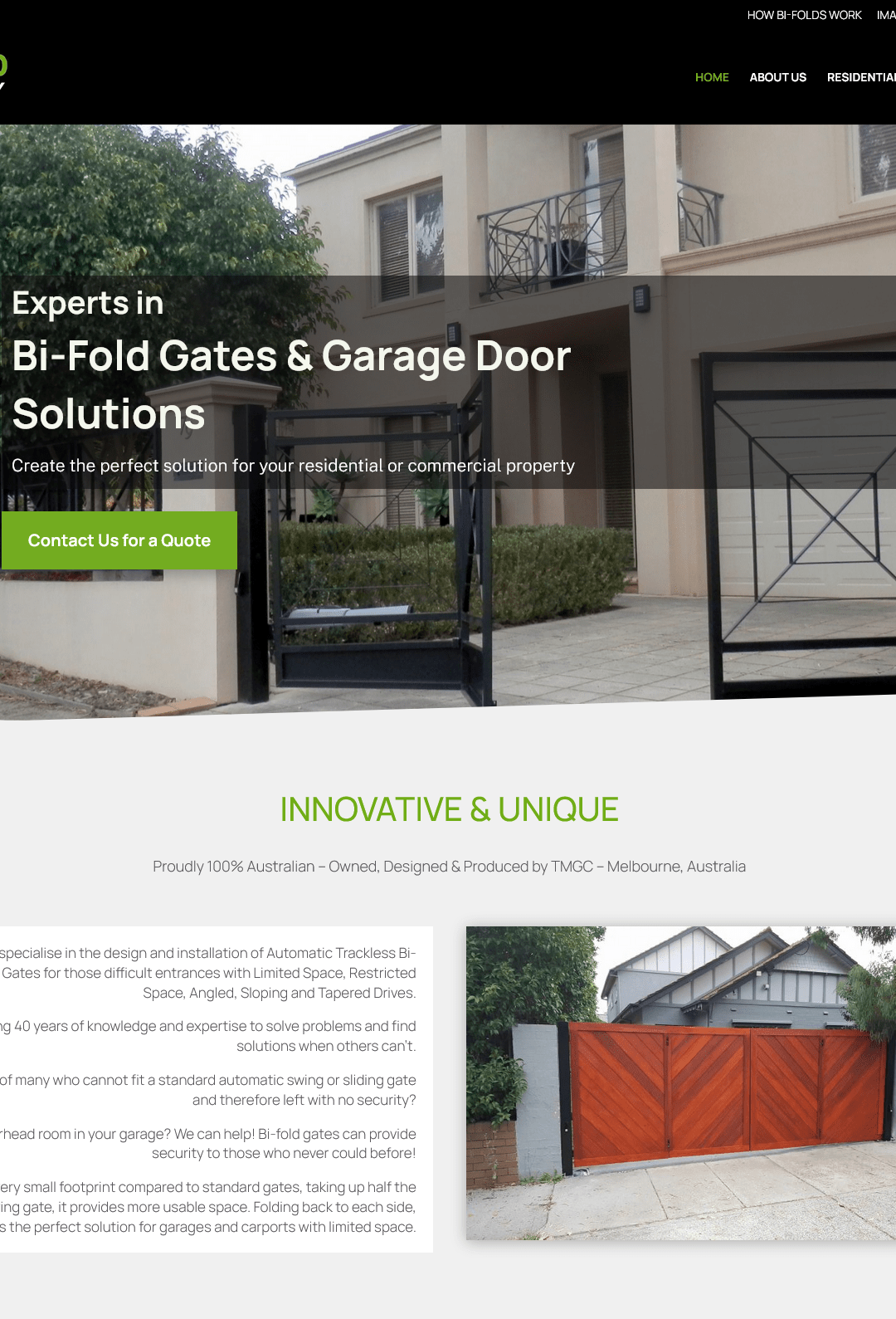 Latest Website – The Motorised Gate Company