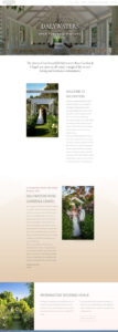 Wedding venue website redesign