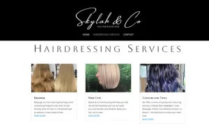 Hairdresser Website Design Officer