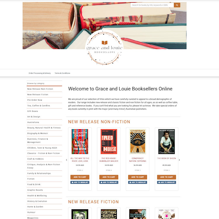 Grace and Louie Booksellers