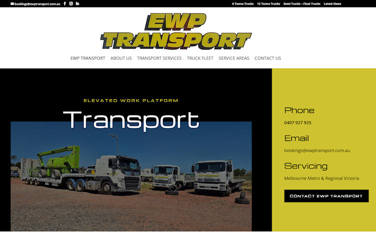EWP Transport1 EWP Transport